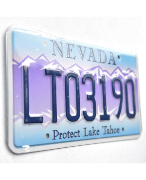 Amerikai rendszám Nevada  Lake Tahoe LT03190