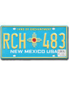 Amerikai rendszám New Mexico Enchantment Blue RCH 483