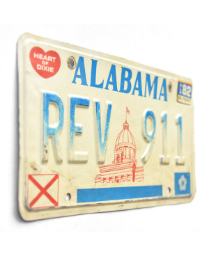 Amerikai rendszám Alabama 1982 Capitol EREV 911