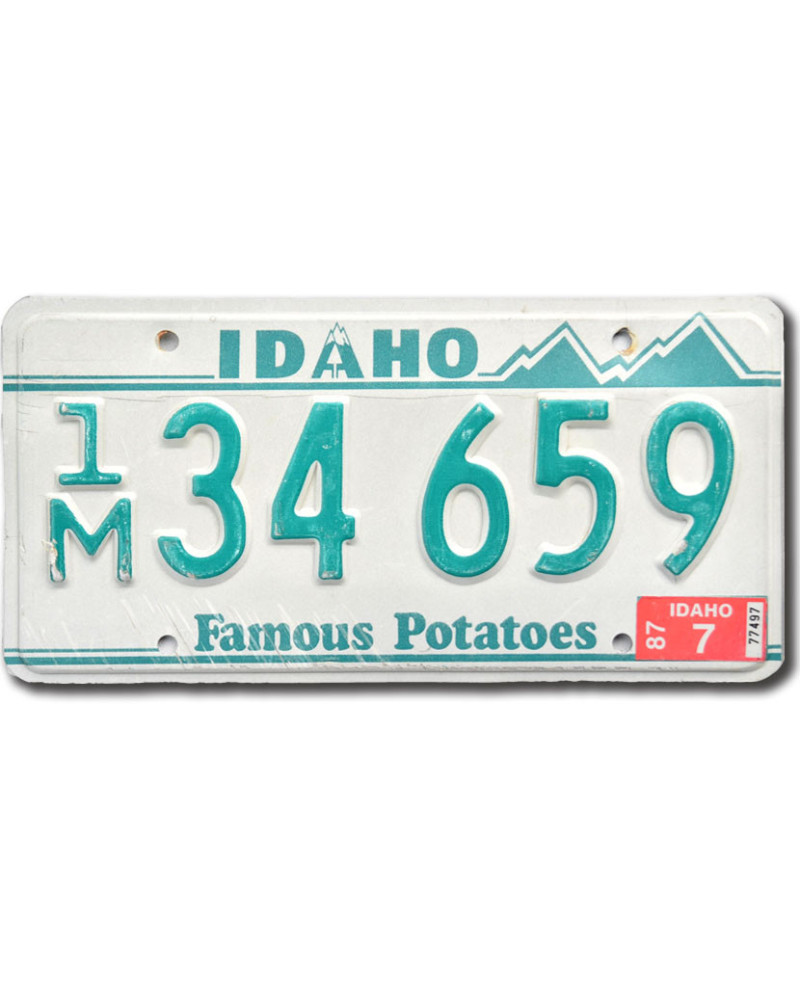 Amerikai rendszám Idaho Green Mountains 1M34 659