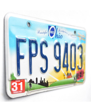 Amerikai rendszám Ohio Beautiful  FPS 9403
