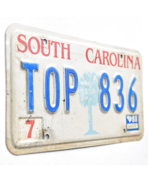 Amerikai rendszám South Carolina Tree 1988 TOP 836