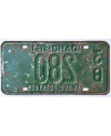 Amerikai rendszám Idaho 1961 Famous Potatoes Green 3B 280