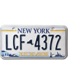 Amerikai rendszám New York Excelsior LCF 4372
