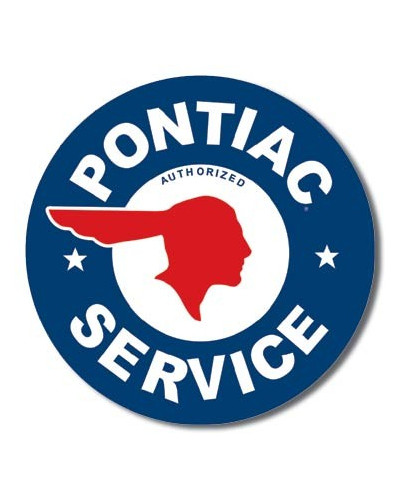 Fém tábla Pontiac Service 30 cm