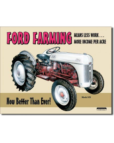 Fém tábla Ford Farming 8N 40 cm x 32 cm
