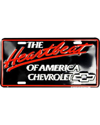 Amerikai rendszám Chevrolet Heartbeat