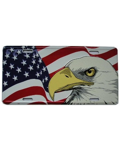 Amerikai rendszám US Flag Eagle