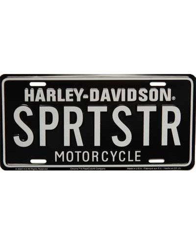 Amerikai rendszám Harley Davidson Sportster