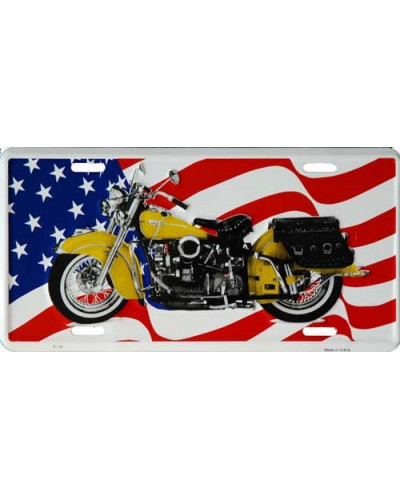 Amerikai rendszám Indian moto amerikai zászló
