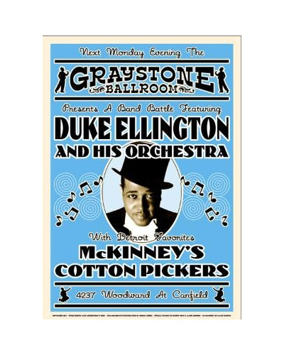 Koncertplakát Duke Ellington, Graystone, 1933