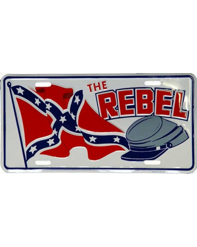 Amerikai rendszám Rebel Cap + Flag