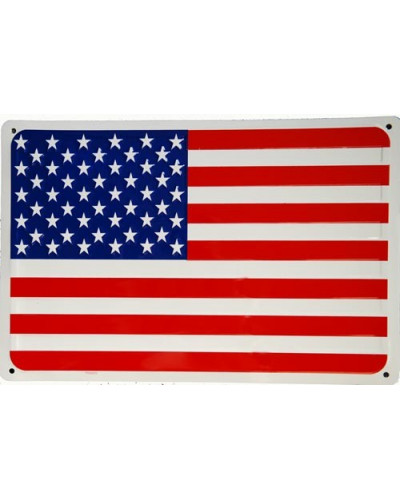 Fém tábla USA flag 45 cm x 30 cm
