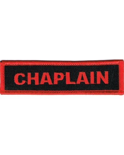 Motoros rátét Chaplain piros 10 cm x 3 cm