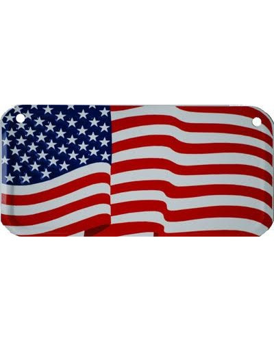 Amerikai rendszám Bike Tag US Flag