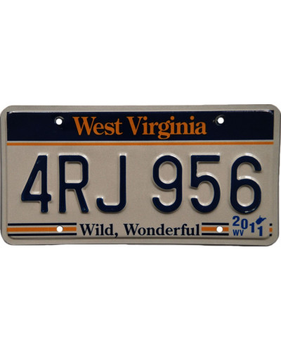 Amerikai rendszám West Virginia Wild, Wonderful