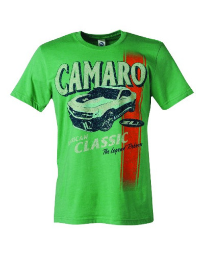 Férfi póló Chevrolet Camaro American Classic Reborn zöld