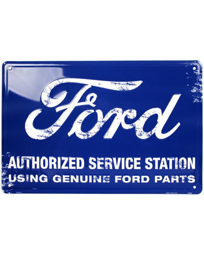 Fém tábla Ford Authorized Service Station 45 cm x 30 cm
