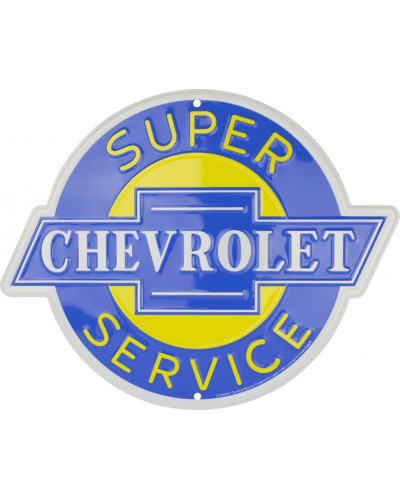 Fém tábla Chevrolet Super Service 30 cm