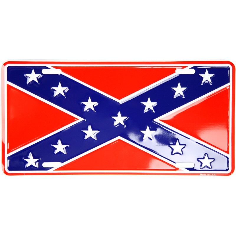 Amerikai rendszám Confederate Flag