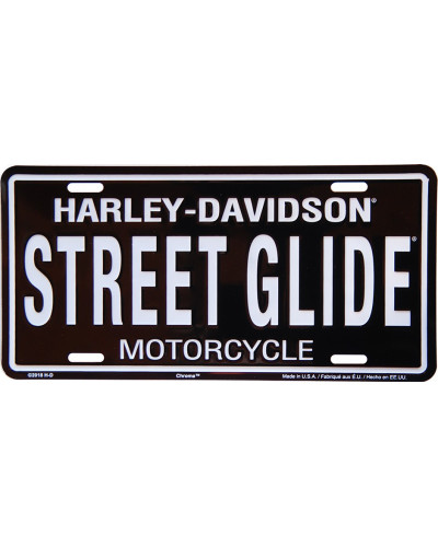 Amerikai rendszám Harley Davidson Street Glide