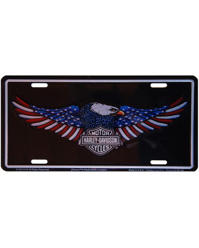 Amerikai rendszám Harley Davidson Patriotic