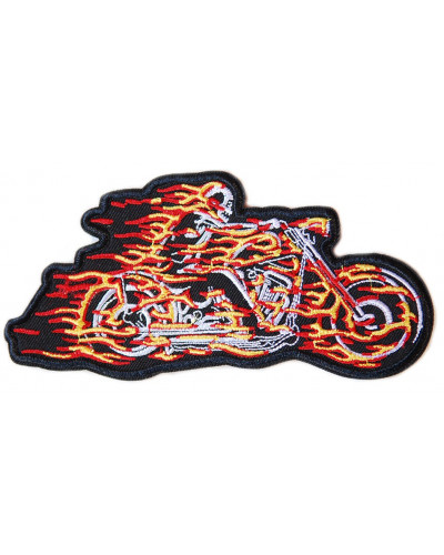 Motoros rátét Hell Rider 10 cm x 5 cm