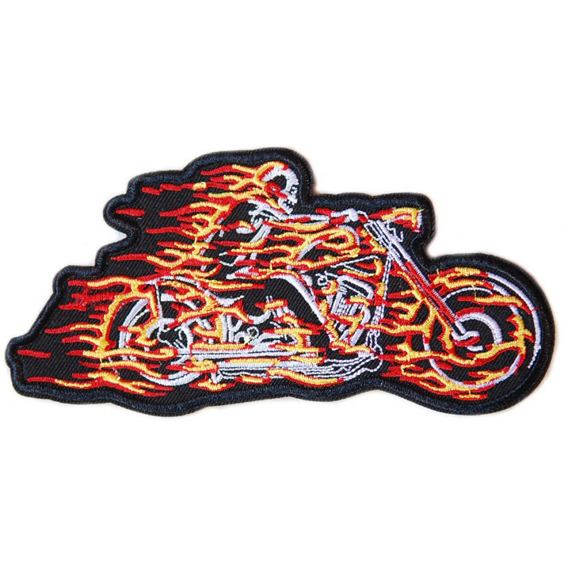 Motoros rátét Hell Rider 10 cm x 5 cm