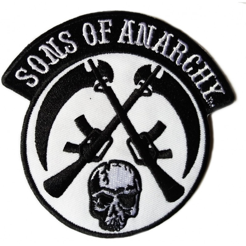 Motoros tapasz Sons of Anarchy 9 cm x 9 cm