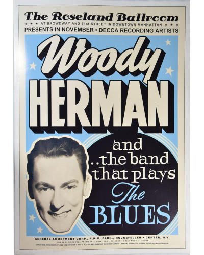 Koncertplakát Woody Herman, Manhattan 1936