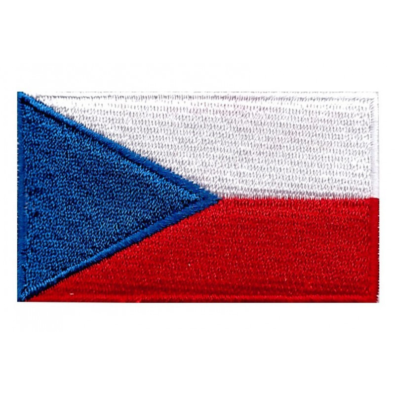 Motoros tapasz Czech flag 6 cm x 3,5 cm