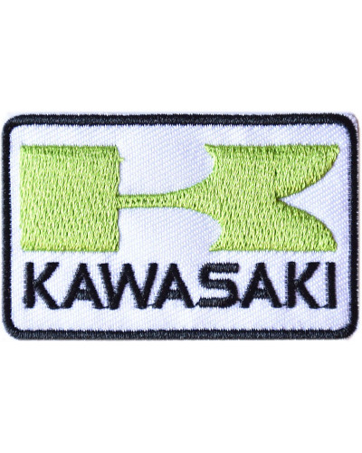 Motoros tapasz Kawasaki zöld 6 cm x 4 cm