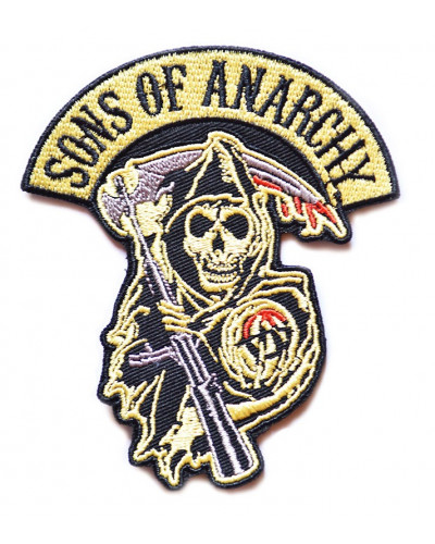 Motoros tapasz Sons of Anarchy reaper 10 cm x 8 cm
