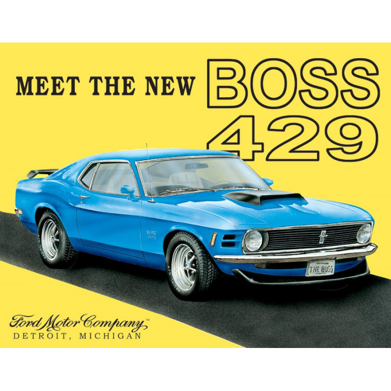 Fém tábla Ford Mustang Boss 40 cm x 32 cm