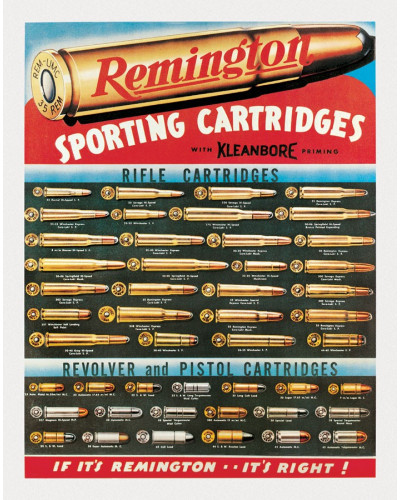 Fém tábla Remington Cartridges 32 cm x 40 cm
