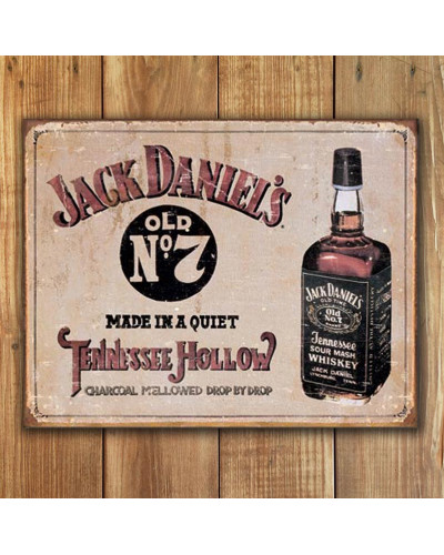 Fém tábla Jack Daniels Tennessee Hollow 40 cm x 32 cm
