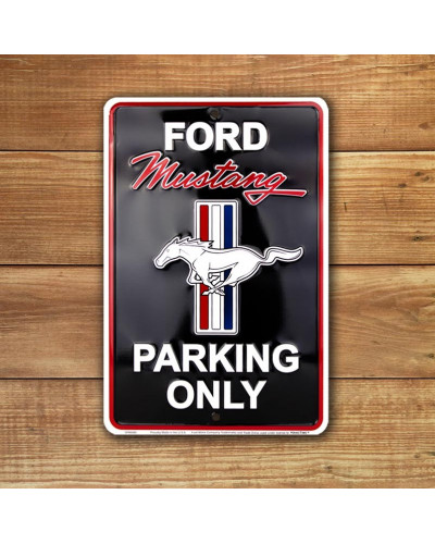 Fém tábla Ford Mustang Parking, 20 cm x 30 cm