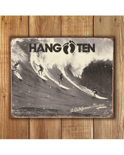 Fém tábla Hang Ten - California Classic 40 cm x 32 cm