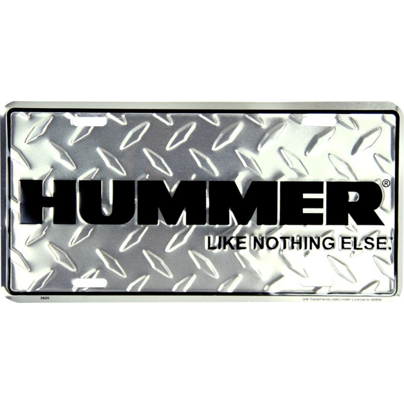 Amerikai rendszám Hummer