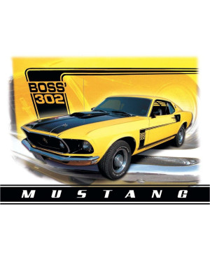 Plechová cedule Ford Mustang Boss 302 p