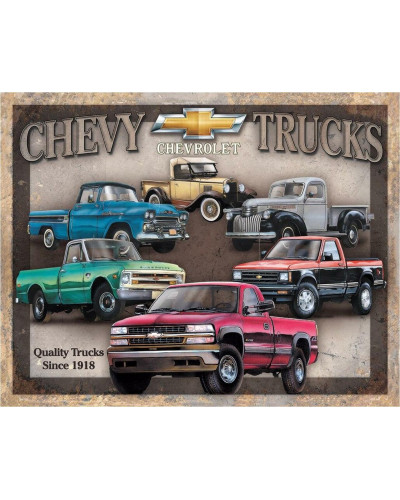 Fém tábla Chevy Trucks Tribute 40 cm x 32 cm