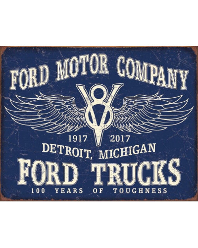 Fém tábla Ford Trucks 100 years 40 cm x 32 cm