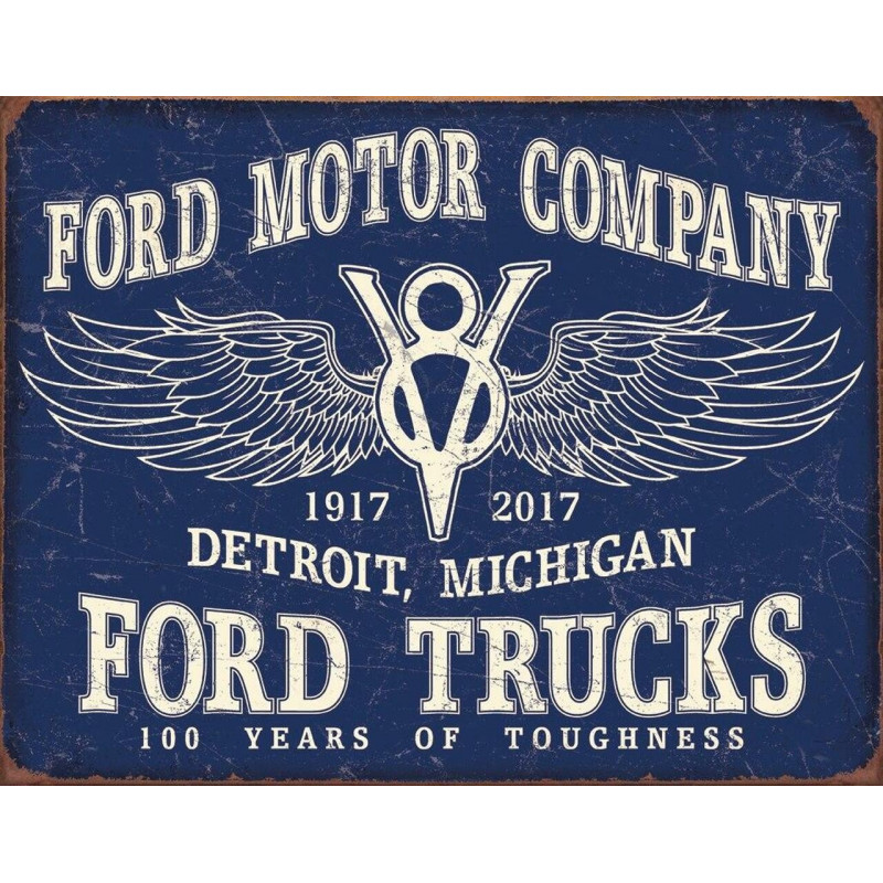 Fém tábla Ford Trucks 100 years 40 cm x 32 cm