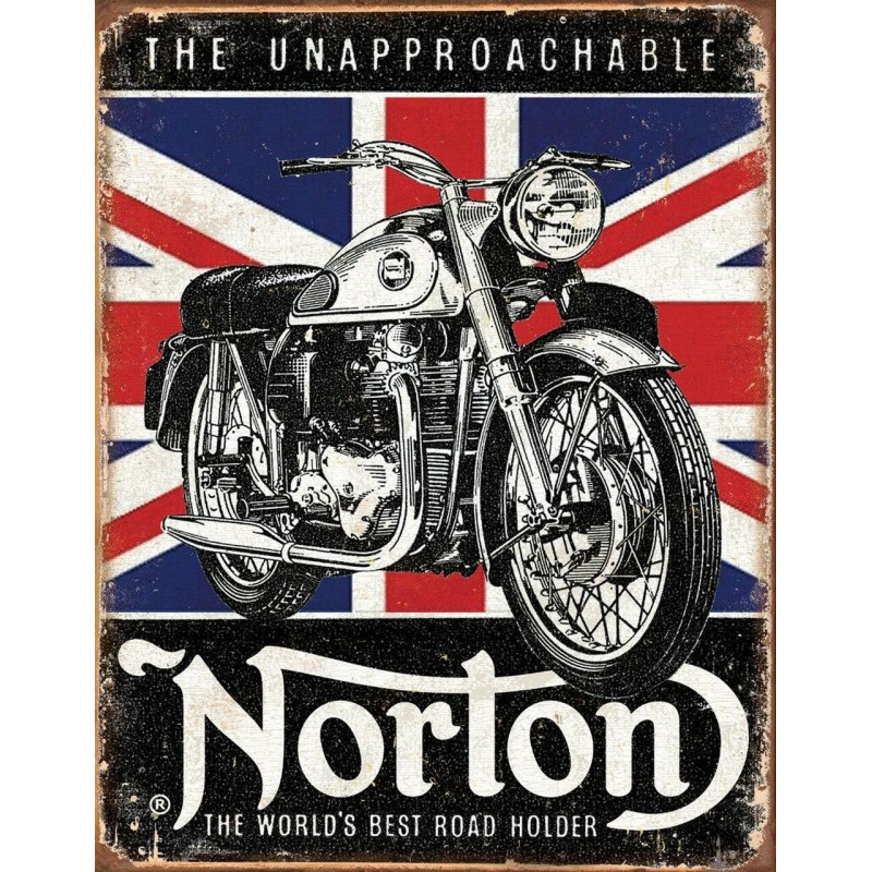 Fém tábla Norton - Best Roadholder 40 cm x 32 cm