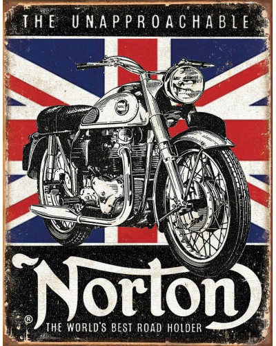 Fém tábla Norton - Best Roadholder 40 cm x 32 cm