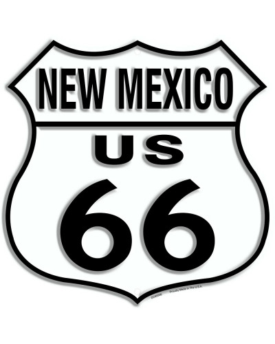 Fém tábla Route 66 New Mexico Shield 30 cm x 30 cm