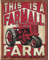 Fém tábla Farmall Farm 40 cm x 32 cm