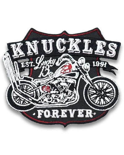 Motoros tapasz Lucky 13 Knuckles 8 cm x 9 cm