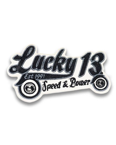 Motoros tapasz Lucky 13 Speed Power 10 cm x 6 cm