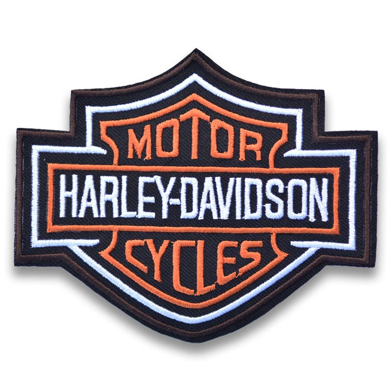 Motoros tapasz Harley Davidson Bar and Shield 10 cm x 8 cm